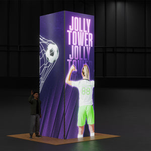 BACKLIT - Jolly Square Exhibit Tower