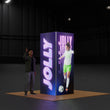 Load image into Gallery viewer, BACKLIT - Jolly Square Exhibit Tower