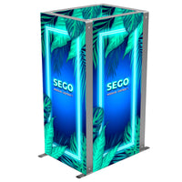 SEGO Backlit Modular Trade Show  Storage Room - L