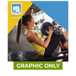 Load image into Gallery viewer, GRAPHIC ONLY - BACKLIT - 10 x 10 ft. Lumiere Light Wall® Dual Edge Light - Replacement Graphic