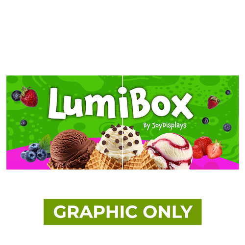 GRAPHIC ONLY - LUMIBOX Lightbox  20ft X 8ft - Replacement Graphic