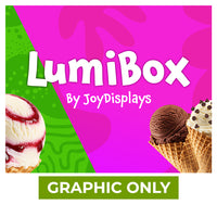  - GRAPHIC ONLY - LUMIBOX Lightbox 9.8ft X 8ft Replacement Graphic