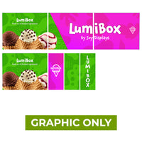 GRAPHIC ONLY - LUMIBOX Lightbox 20ft X 7.4ft Configuration H - Replacement Graphic