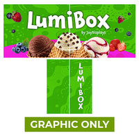 GRAPHIC ONLY - LUMIBOX Lightbox 20ft X 7.4ft Configuration M - Replacement Graphic