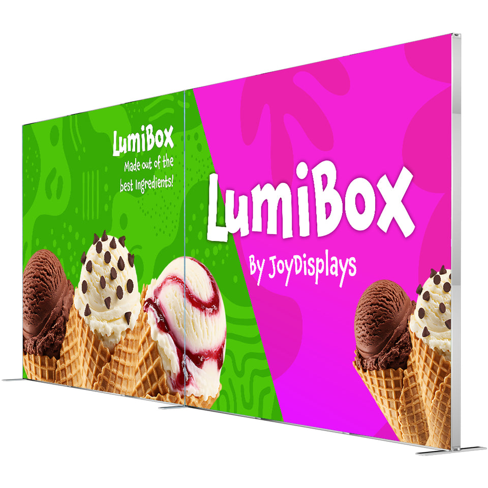LUMIBOX Frontlit 20ft X 8ft - Tradeshow Display