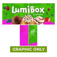  - GRAPHIC ONLY - LUMIBOX Lightbox 20ft X 8ft Configuration C - Replacement Graphic