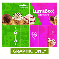  - GRAPHIC ONLY - LUMIBOX Lightbox 20ft X 7.4ft Configuration C - Replacement Graphic