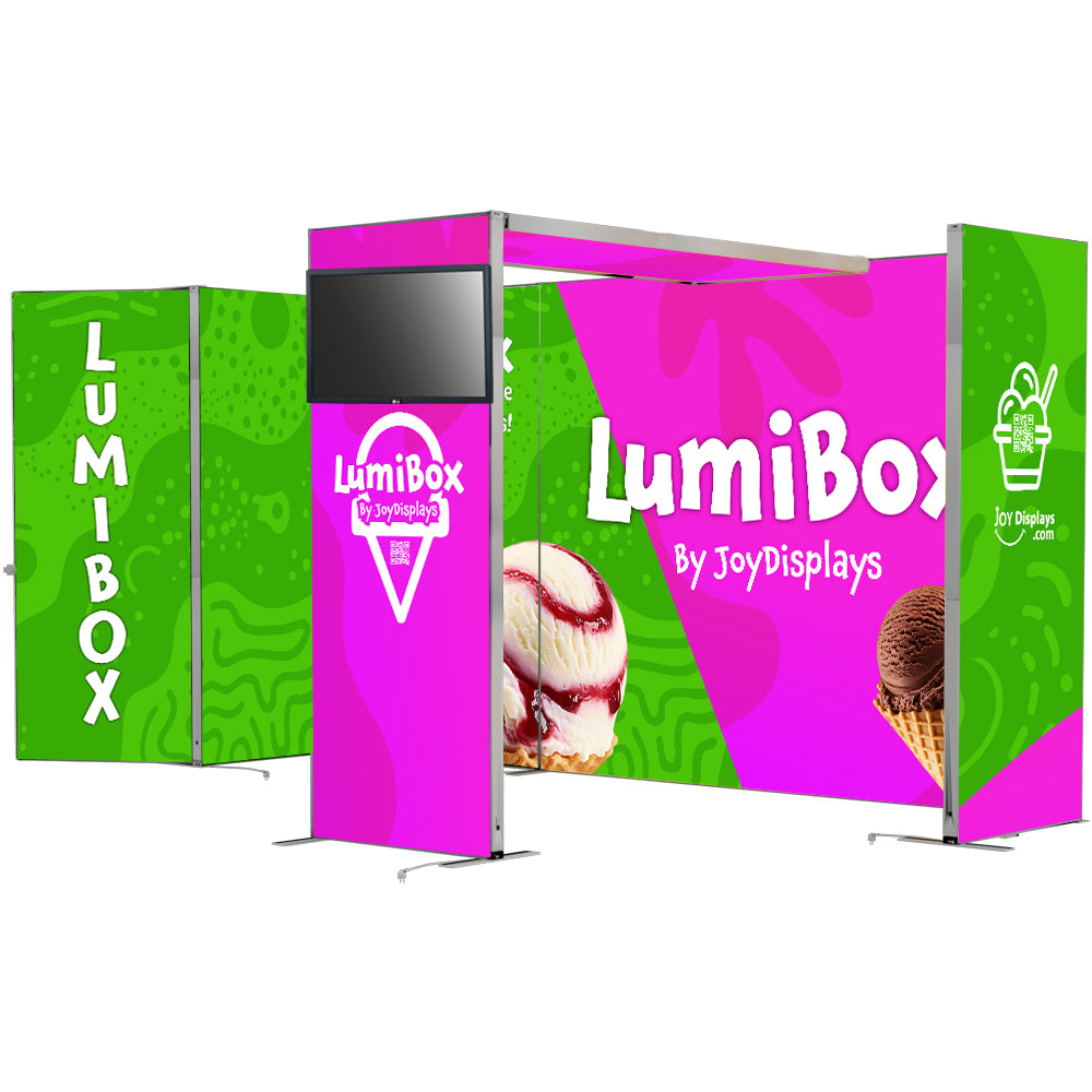LUMIBOX Lightbox 20ft X 8ft Configuration C - Modular Exhibit