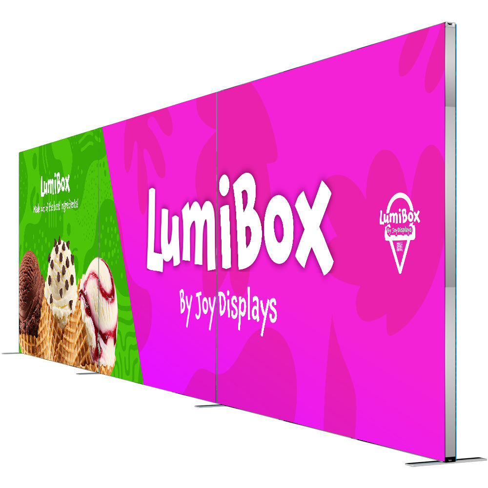 LUMIBOX Lightbox 30ft X 8ft - Modular Display