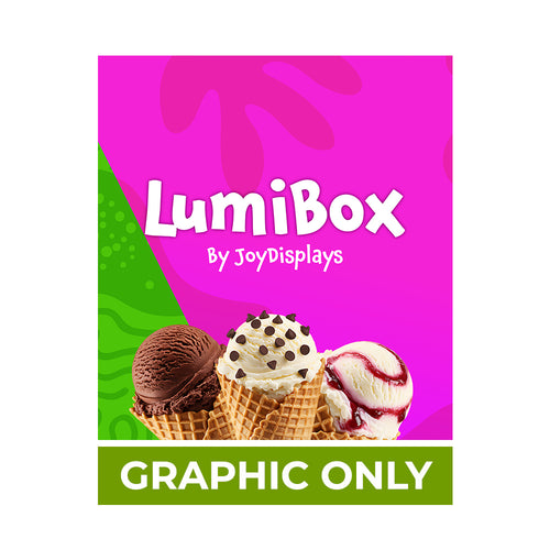 GRAPHIC ONLY - LUMIBOX Lightbox 6.5ft X 8ft - Replacement Graphic