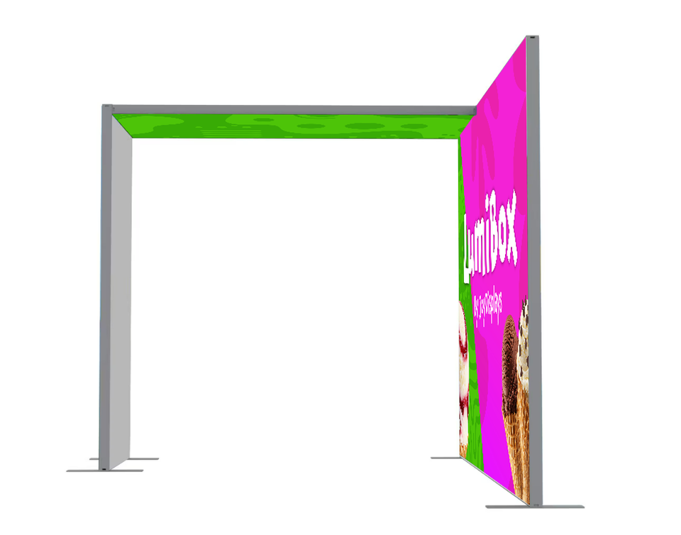 LUMIBOX Lightbox 10ft X 8ft Configuration A - Event Display