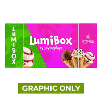 GRAPHIC ONLY - LUMIBOX Lightbox 10ft X 7.4ft Configuration I - Replacement Graphic