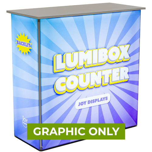 GRAPHIC ONLY - LumiBox Backlit Storage Counter - Replacement Graphic