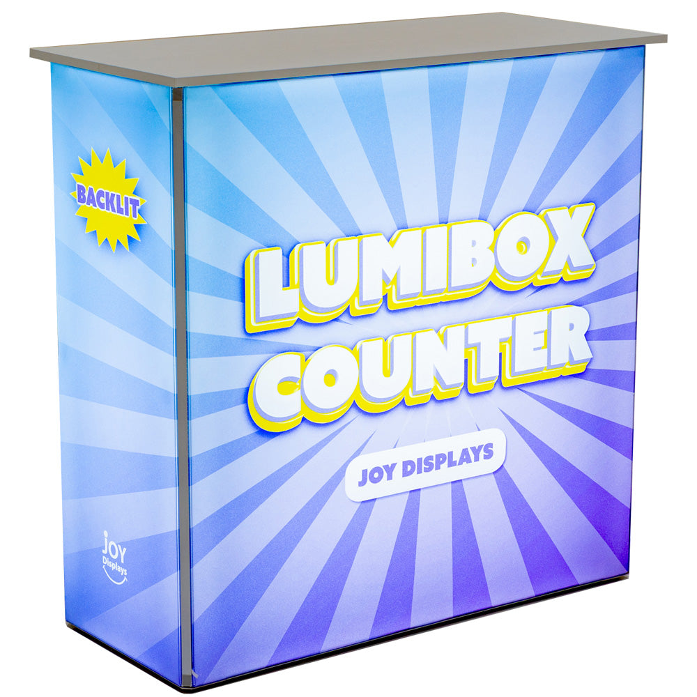 LumiBox Backlit Storage Counter