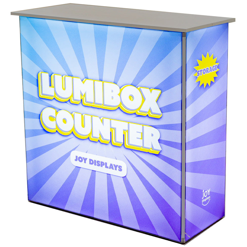 LumiBox Backlit Storage Counter