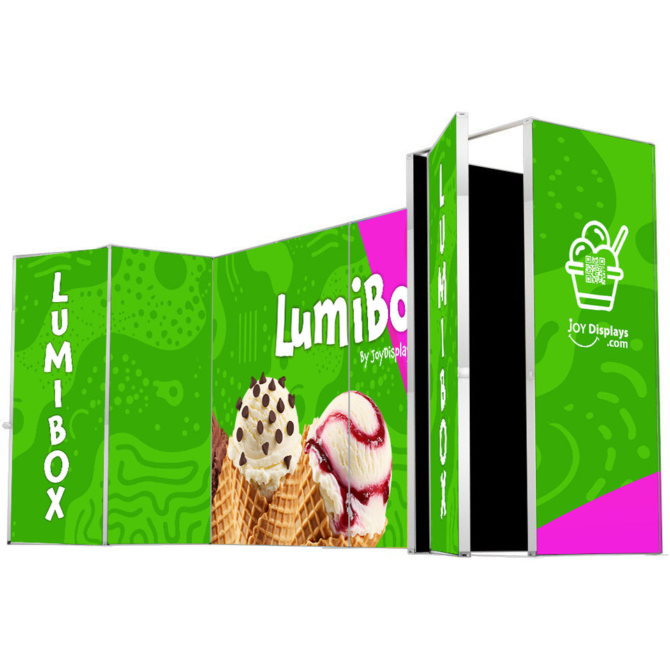 LUMIBOX Lightbox 20ft X 10ft Configuration D - Modular Exhibit