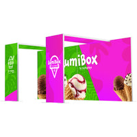 LUMIBOX Lightbox 20ft X 10ft Configuration F - Modular Exhibit