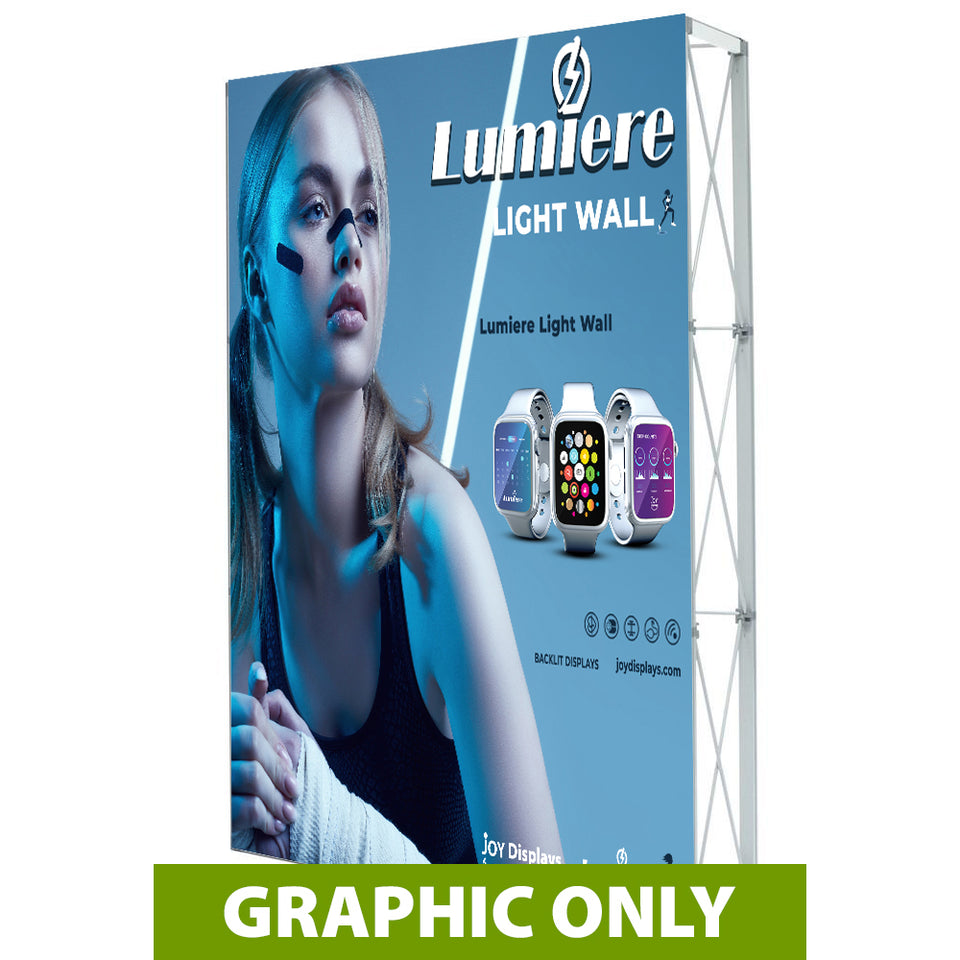 GRAPHIC ONLY - Lumière Light Wall® 5ft X 7.5ft Fabric Graphic Package (No Lights) Replacement Graphic