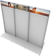 Load image into Gallery viewer, MODIFY Three Double Sided Slatwall Stand - 110&quot;W x 96&quot;H- Product Display with Graphics