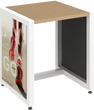 Load image into Gallery viewer, MODIFY Nesting Table 04 - 27&quot;W x 30&quot;H - Product Display with Graphics