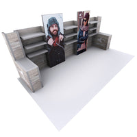 20 X 10 ft. Modco® 3 Trade Show Booth with Shelving
