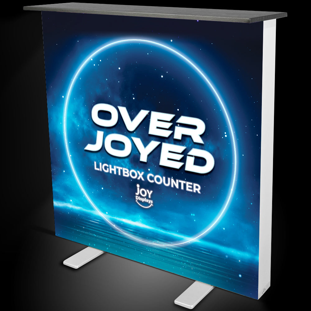 BACKLIT - 3x3 Overjoyed SEG Lightbox Counter - Double-Sided
