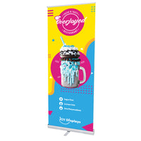 24 In. Overjoyed Retractable Super Flat Graphic Package