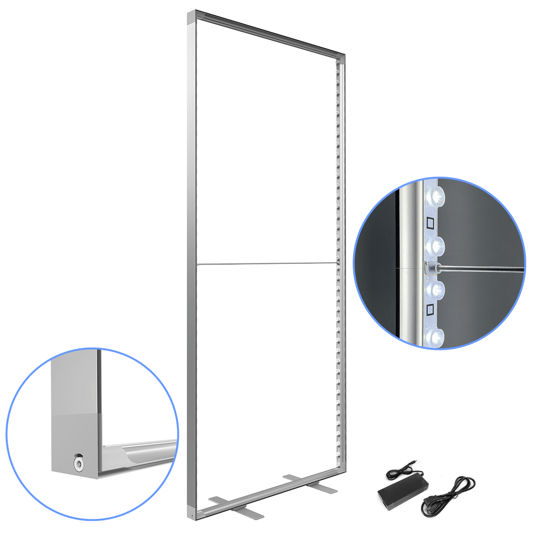 BACKLIT - Pozelite Freestanding Lightbox - Double-Sided