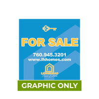  - GRAPHIC ONLY - Real Estate Sign Post - Replacement Graphic