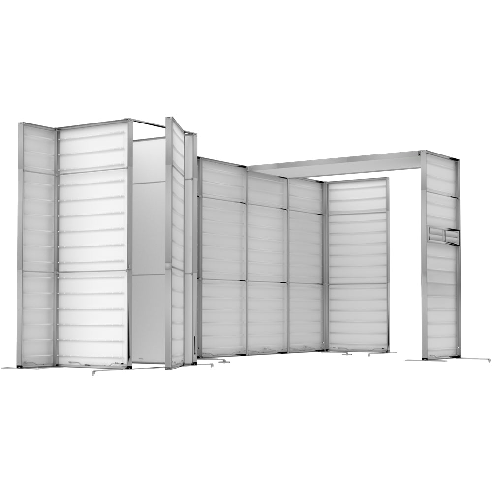LUMIBOX Lightbox 20ft X 8ft Configuration C - Modular Exhibit