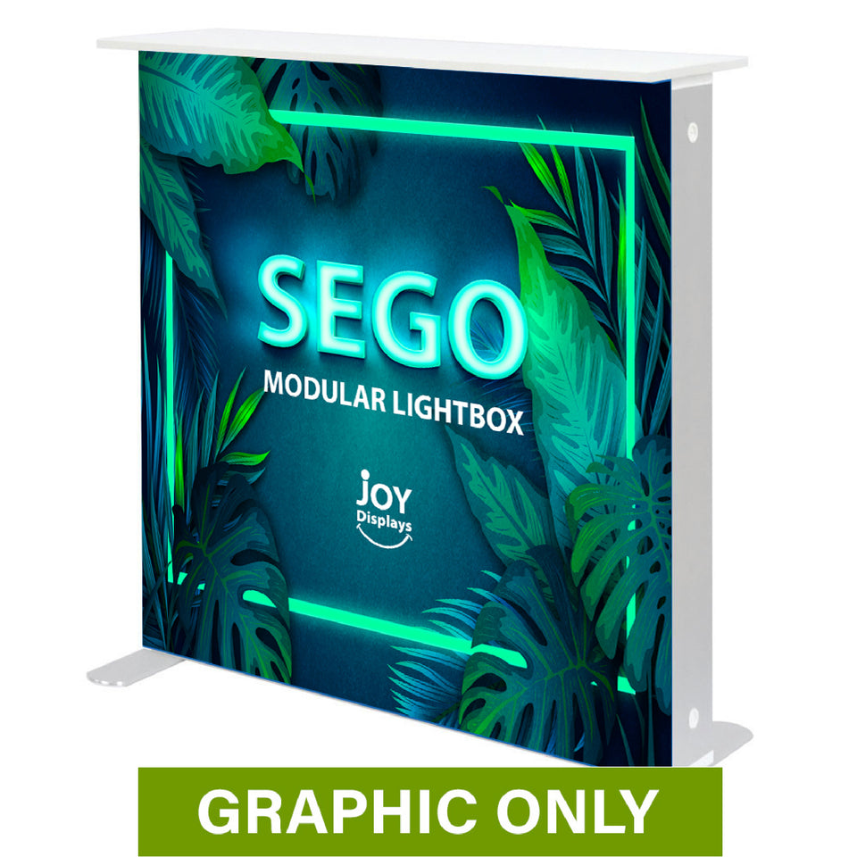 GRAPHIC ONLY - SEGO Modular Lightbox Display Replacement Graphics - Single-Sided