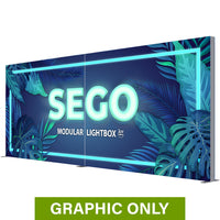 GRAPHIC ONLY - SEGO Modular Lightbox Display Replacement Graphics - Single-Sided - 20' X 7.4'