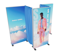 10ft Sego Lightbox - Configuration 1 with privacy curtains