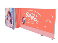 20ft Sego Lightbox - Configuration 4 with privacy curtain