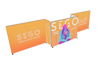 30ft Sego  Lightbox - Configuration 5 with privacy curtain