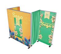 10ft Sego Lightbox - Configuration 6 with privacy curtain