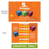  - GRAPHIC ONLY SNAPPY Backlit 10ft width Pop-up Display
