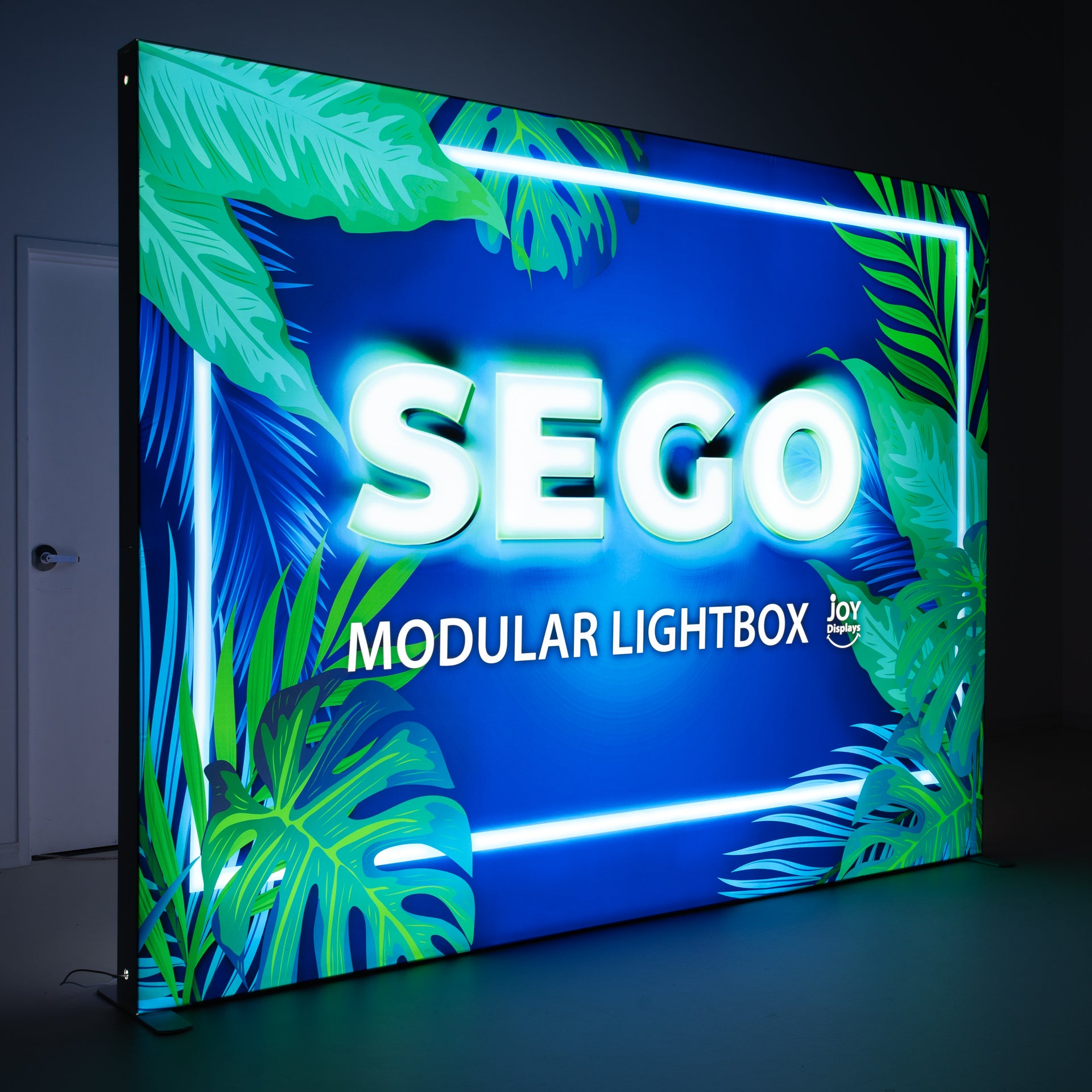 BACKLIT - 9.8 x 7.4ft. SEGO Double-Sided Lightbox