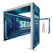 Load image into Gallery viewer, BACKLIT - 20ft x 7.4ft SEGO Trade Show Booth Double-Sided Lightbox - Configuration Z