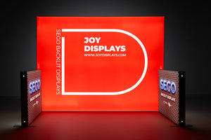 BACKLIT - 10ft x 7.4ft SEGO Modular Double-Sided Lightbox Display Configuration E
