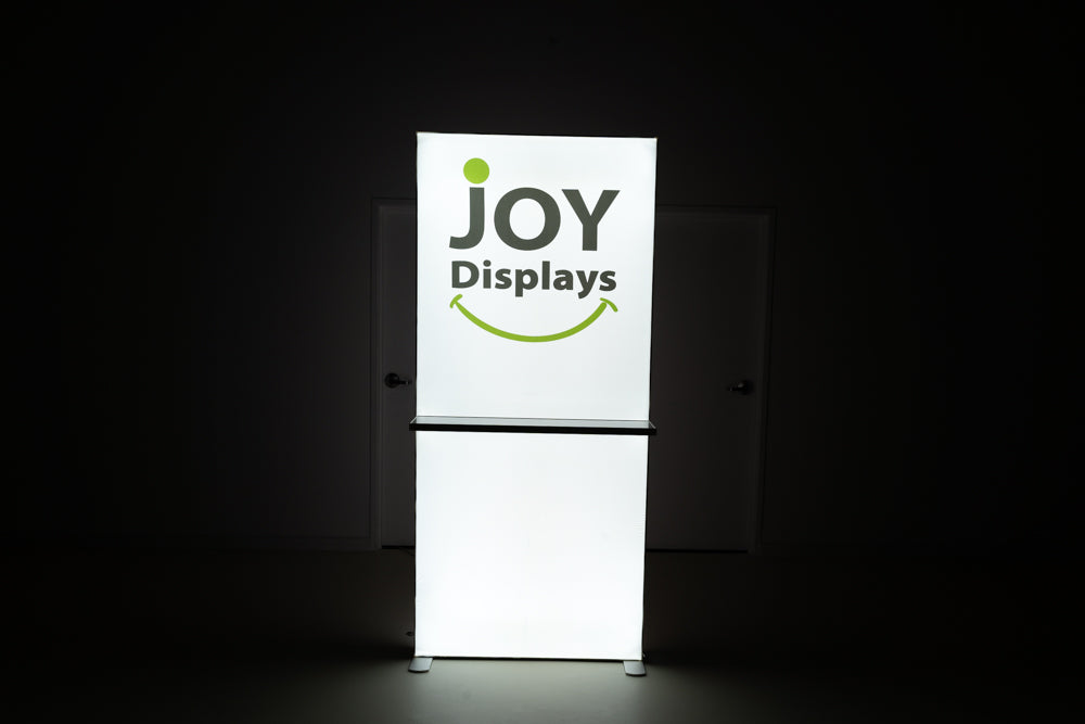 BACKLIT - 3.3 x 7.4ft. SEGO Modular Double-Sided Lightbox Display