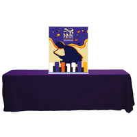 36 In. SilverStep Tabletop Retractable Banner Super Flat Vinyl Graphic Package