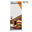 Load image into Gallery viewer, 33.5 In. Silverwing Retractable Banner Single-Sided Super Flat Vinyl Graphic Package