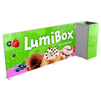 LUMIBOX Lightbox Closet 20ft Configuration L - Modular Exhibit