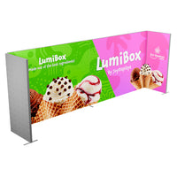 LUMIBOX Lightbox 20ft X 7.4ft Configuration E - Modular Exhibit