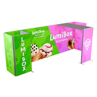LUMIBOX Lightbox 20ft X 7.4ft Configuration C - Modular Exhibit