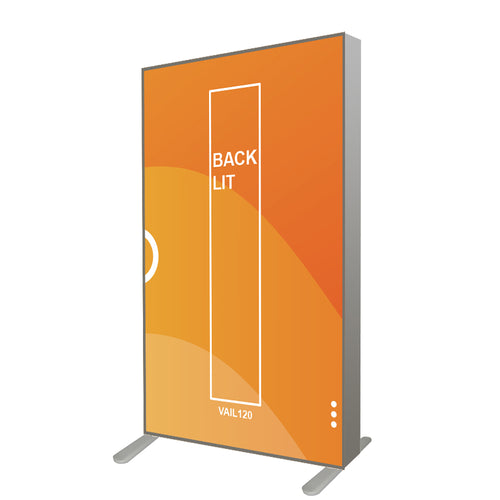 VAIL 120DB 5 Ft. SEG Free-Standing Fabric Graphic Package