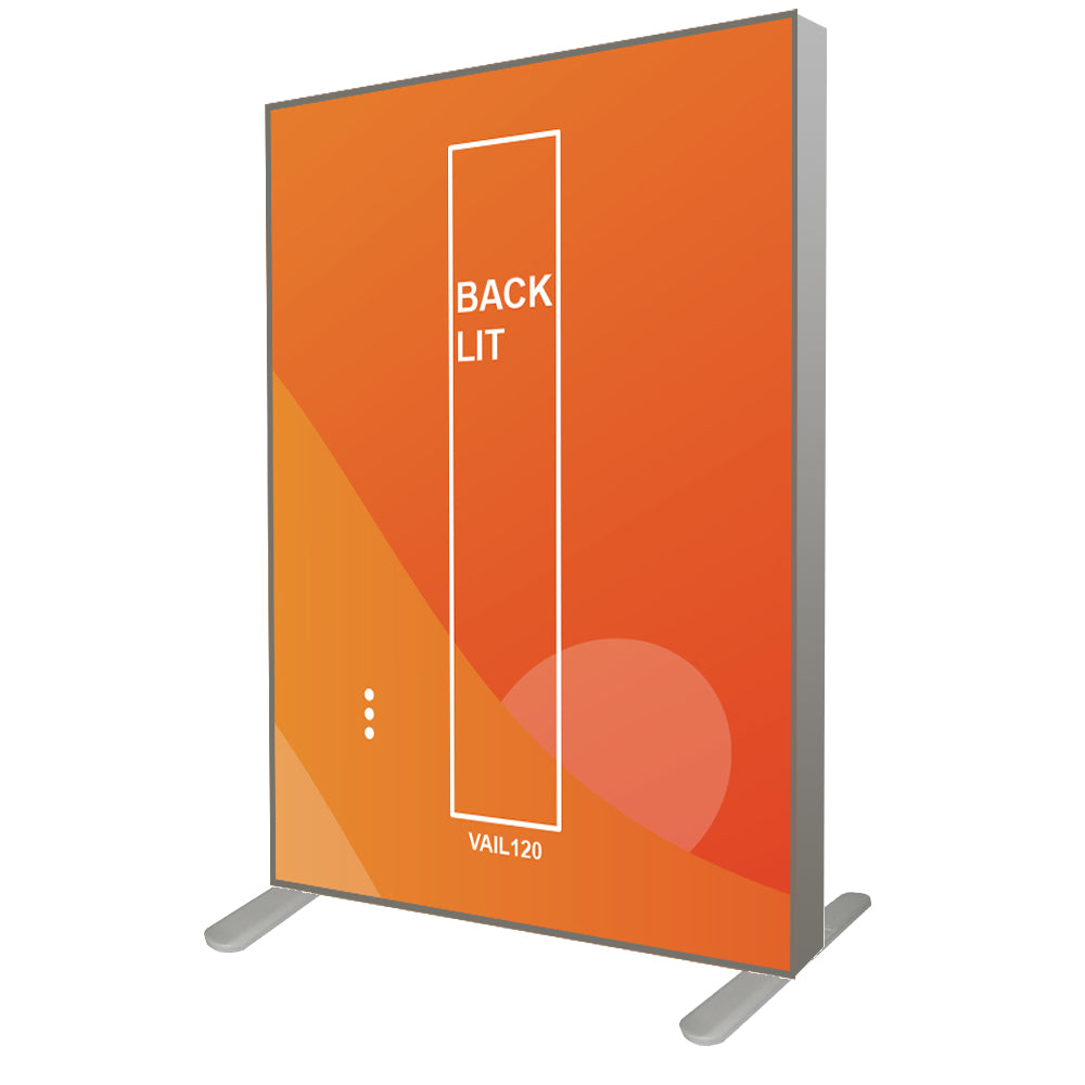 VAIL 120DB 6 Ft. SEG Free-Standing Fabric Graphic Package – Joy Displays