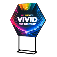 Backlit Vivid Hex Lightbox