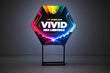 Load image into Gallery viewer, Backlit Vivid Hex Lightbox